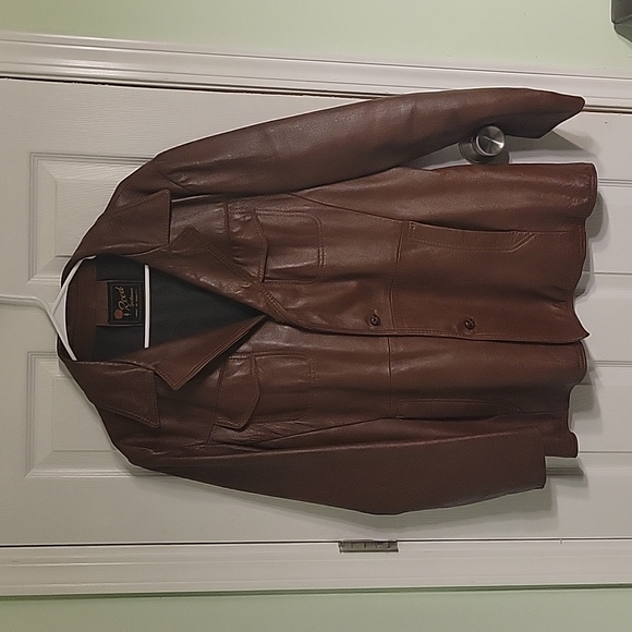 ▪️70’s【REED】 LEATHER JACKET 70s Reed Sportswear Leather Bomber Jacket – Second Rodeo
